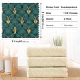 thumbnail image 6 of Yayeee 6 Pack Kitchen Dish Cloths Set for Washing Soft Drying Absorbent Microfiber Towels, Green Abstract Pattern, 6 of 9