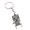 Silver, variant on Vintage Robot Keychains For Men And Boys Metal Robot Charm Funny 3D Accessories for Birthday Or Christmas Gifts