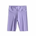 thumbnail image 5 of 3 Pcak Girls 5" Athletic Shorts High Waisted Yoga Dance Shorts Comfy Workout Gymnastics Shorts 2-12 Years, 5 of 6