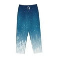 thumbnail image 4 of Xecao Christmas Snowflakes Women's Straight Lounge Pajama Pants: The Epitome of Relaxed Sleepwear, 4 of 9