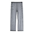 thumbnail image 2 of TANBOM Men's See Through Mesh Long Pants Lightweight Breathable Comfortable Grey XL, 2 of 6