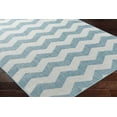 thumbnail image 3 of Mark&Day Outdoor Rugs, 6x9 Spring Global Indoor/Outdoor Sky Blue/Ivory Area Rug, Non Shedding Blue Ivory Carpet for Patio, Porch, Deck, Bedroom, Living Room or Kitchen (6'7" x 9'), 3 of 5