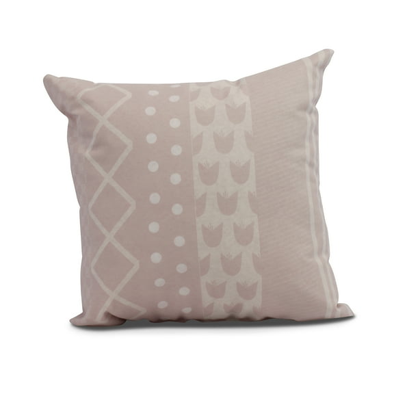 Simply Daisy, 18 x 18 inch,Pattern Stripe Decorative Pillow,Pale Pink
