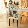 thumbnail image 4 of Hometravel Christmas Chair Back Covers, 3D Style Dining Room Chair Decor, Festive Themed Seat Covers for, 4 of 6