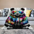 thumbnail image 2 of Orinice Panda Bear with Human-Like Features Warm Lightweight Blanket Soft Fleece Blankets for All Seasons - Exquisite Gifts 40x50in, 2 of 6