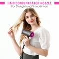 thumbnail image 5 of CONFU Hair Dryer, 1875W Ionic Blow Dryer, Portable lightweight with 2 Concentrator Nozzles for Home & Travel, 5 of 8