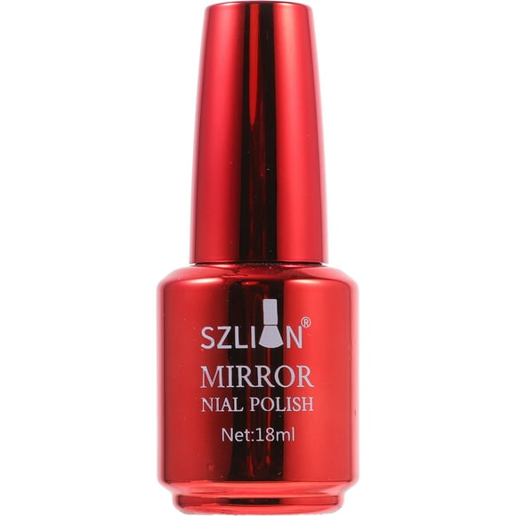 Esmalte de uñas de espejo, color metálico, accesorio de gel para decoración de uñas (#4 rojo vino)