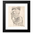 thumbnail image 2 of James Ward 12x14 Black Modern Framed Museum Art Print Titled - Study of Sculpture; from the Elgin Marbles, 2 of 5
