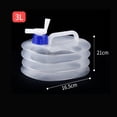thumbnail image 3 of 2 Pack Folding Water Storage Tank 169/338/507oz with Spigot for Camping Travel, Collapsible Portable Water Container for Car Outdoor Hiking, 3 of 4