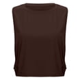 thumbnail image 4 of Bainana Athletic Tank Tops For Women Solid Color Sleeveless Crew Neck Camisoles Loose Fit Lightweight Ladies Workout Sports Gym Vest Clothes, 4 of 5