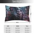 thumbnail image 2 of Pofeuu Urban Mechanical Dragon Print Polyester Microfiber Plush Pillowcases, Super Soft and Cozy Pillow Case Covers with Envelop Closure（Pillow core not included）-14"x20", 2 of 6
