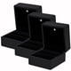 thumbnail image 1 of Caja negra mate con luz LED AurixCompact 3Pzas Negro 6x6.5x5cm PVC Joyero., 1 of 5
