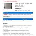 thumbnail image 2 of Radiator - Compatible with 2005 - 2008 Chrysler 300 AWD 2006 2007, 2 of 2