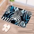 thumbnail image 5 of Zebra Polyester Non-Slip Machine Washable Floor Rug, for Office, Chair Rugs Included, 5 of 6
