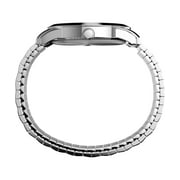 Timex Mens Highland Street Silver/Blue 39mm Casual Watch, Expansion Band