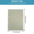 thumbnail image 3 of LEEYNEER 10 Pcs Classification Divider Board Supplies Pastel Folder Separators for Binders Dividers Office, 3 of 8