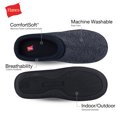 thumbnail image 3 of Hanes Mens ComfortSoft Memory Foam Padded Indoor/Outdoor Clog Slipper, 3 of 9