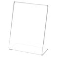 thumbnail image 2 of Clear Acrylic Sign Display / Literature Holder (Angled), 5.5" W x 7" H (3 Pack), 2 of 2