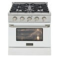 thumbnail image 6 of Kucht Professional 30" Modern Stainless Steel Propane Gas Range in White/Silver, 6 of 11