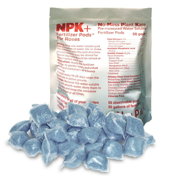 Plant With Purpose NPK  Fertilizer Pods for Roses 28 oz. (50-Pack)