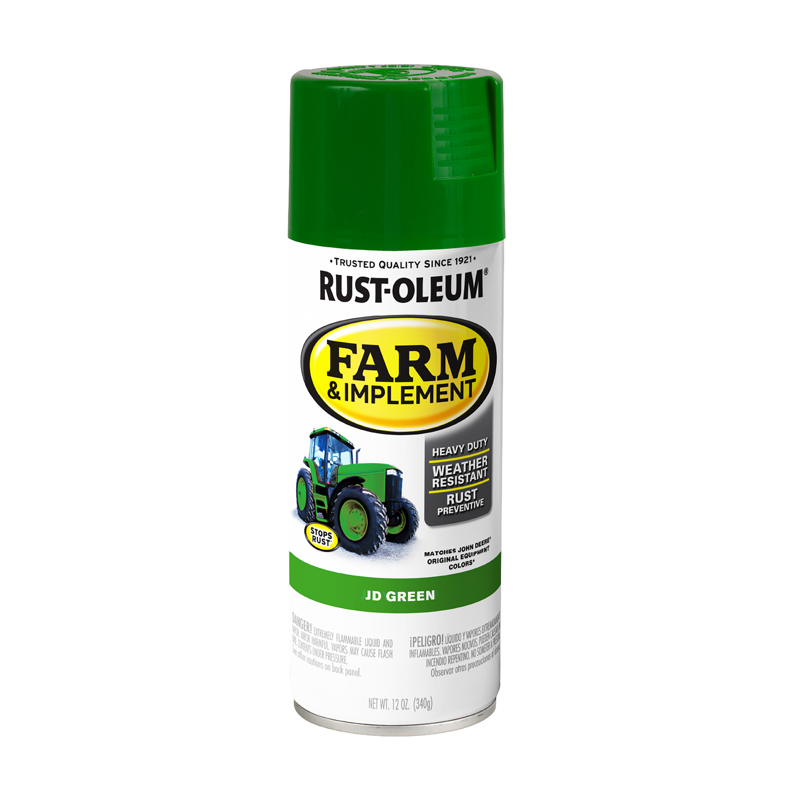 6 Pack, JD Green, Rust-Oleum Specialty Farm and Implement Gloss Spray Paint-280124, 12 oz