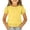 Yellow, variant on CPNG Girls Summer Short Sleeve T Shirt Ruffled Hem Puff Sleeve Pure Cotton Solid Color Crewneck Soft Tops T-Shirts(White,6-7 Years)