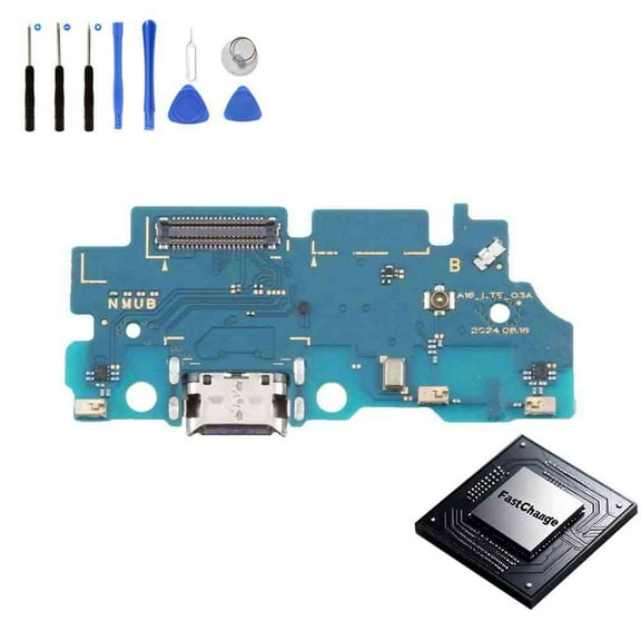 Eutoping USB Charging Port For Samsung Galaxy A16 4G A165 Dock Connector Charger Board Assembly Replacement with Tool