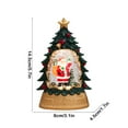 thumbnail image 3 of Christmas Decorations Snow Globe Christmas Lantern Decoration Wind Lights Water Glitters Christmas Tree Night Lights Battery Operated for Christmas Festival Decoration Gifts 70ml, 3 of 7