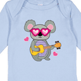 thumbnail image 4 of Inktastic Koala Cute Girls Guitar Girls Long Sleeve Baby Bodysuit, 4 of 5