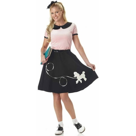 50's Hop With Poodle Skirt Women's Adult Halloween