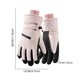 thumbnail image 3 of Guantes de esquí con pantalla táctil para mujer - Impermeables, con forro polar y agarre de silicona, ajustables para deportes de invierno y climas fríos, 3 of 4
