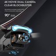 thumbnail image 3 of Drone de control remoto con cámara Daul 4K Quadcopter de control remoto, 3 of 5