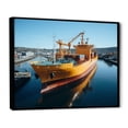 thumbnail image 2 of Designart "Of Discovery Port Port wall art III" Nautical & Beach Floater Framed Wall Art Living Room, 2 of 7