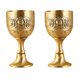 thumbnail image 2 of Retro Zinc Alloy Cup 2Pcs Vintage Drinking Glasses Designed For Family And Friends Gatherings With 100ml Capacity, 2 of 3