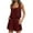 Wine, variant on Lindreshi Womens 2 Piece Shorts Outfit 2025 Women's Fashion 2 Piece Outfits Sleeveless Crop Top Shorts High Waist Set with Pockets