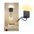 thumbnail image 3 of Lámpara de pared con cable enchufable para pasillo de cafetería, decoración moderna para el hogar con cabezal giratorio y LED de ahorro de energía, ángulo de iluminación ajustable ideal para varios, 3 of 5