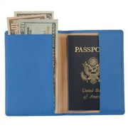 Genuine Leather Passport Holder and Travel Document Organizer