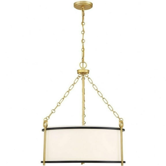 3 Light Pendant in Modern Style-26 inches Tall and 22 inches Wide Bailey Street Home 159-Bel-4636231