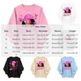 thumbnail image 5 of Uootdi Breast Cancer Awareness Womens Sweatshirt Crew Neck Long Sleeve Cool Girl Print Oversized Womens Tops, 5 of 5