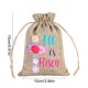 thumbnail image 2 of Decoraciones de Pascua, adornos de Pascua, regalos de Pascua, bolsa de regalo de Pascua, huevos de conejito, elementos de Pascua para niños, bolsa de dulces con cordón de lino, bolsa de tela para dulc, 2 of 5