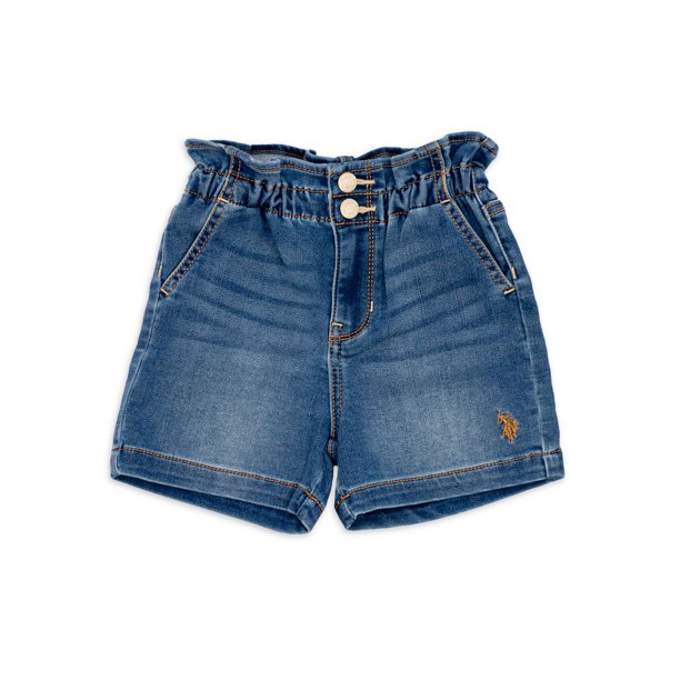 U.S. Polo Assn. Toddler Girl Paper Bag Short (2T5T)
