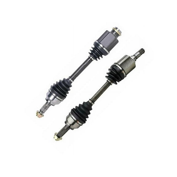 Left and Right CV Axle Shaft Set - Compatible with 2005 - 2009 Mazda 3 FWD 2.0L 4-Cylinder Naturally Aspirated 2006 2007 2008