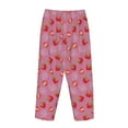 thumbnail image 5 of Xecao Cute Strawberry Women's Straight Lounge Pajama Pants: The Epitome of Relaxed Sleepwear, 5 of 9