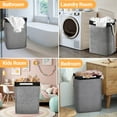 thumbnail image 2 of ZIVACATE 75L Laundry Hamper With Lid Clothes Hampers For Laundry With Removable Laundry Bag, Large Foldable Laundry Basket For Bedroom, Bathroom, Dorm, Laundry Room, 2 of 7