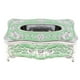 thumbnail image 4 of Caja de pañuelos de estilo europeo para sala de estar, con funda de lujo para servilletas Astilla verde, 4 of 9