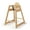 Natural, variant on Foundations NeatSeat Wooden High Chair for Toddlers, Stackable, 3-Point Harness, Natural Finish