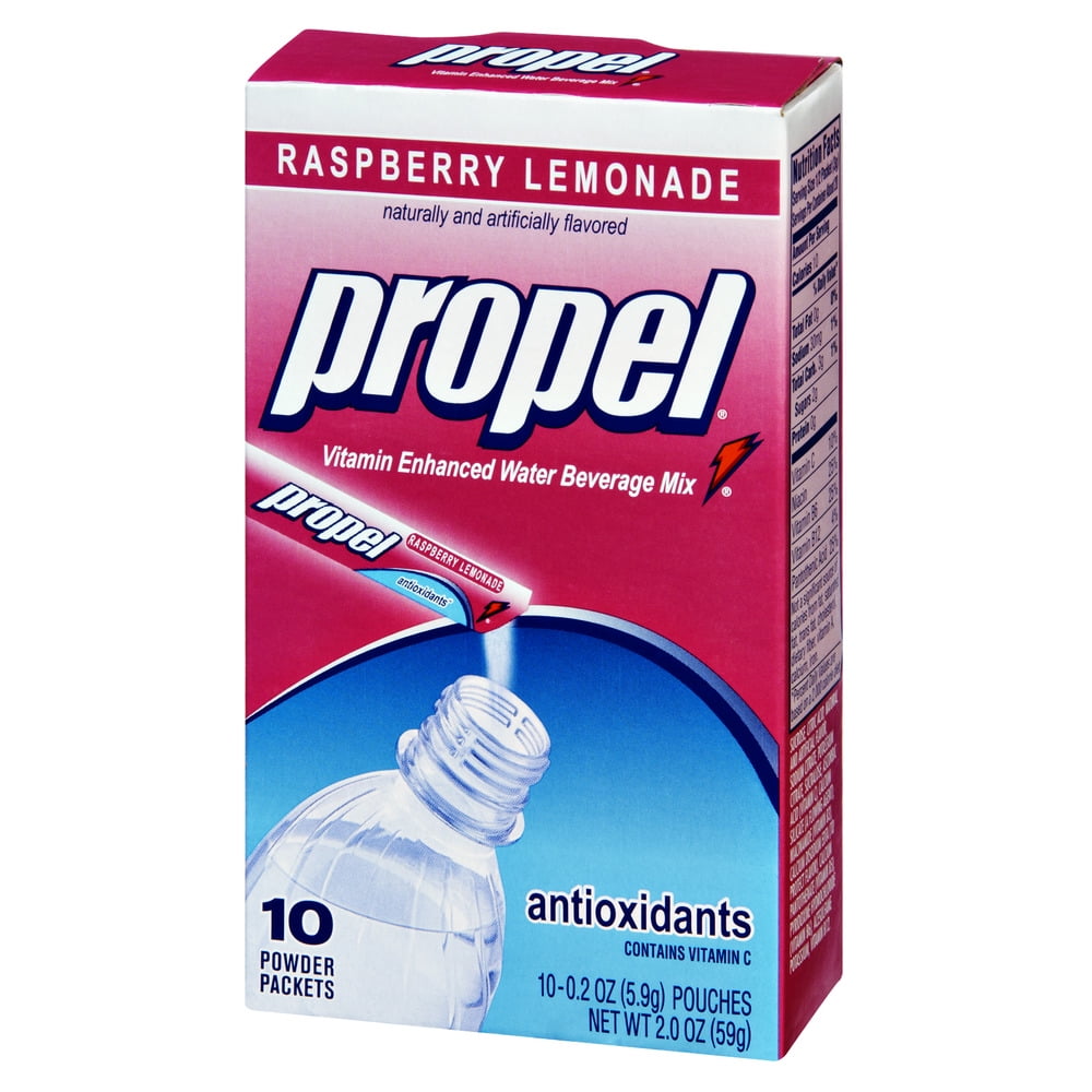 Gatorade Propel Raspberry Lemonade Water Beverage Mix, 0.2 Oz., 10 Count