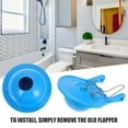 thumbnail image 3 of OULII 4Set Toilet Stopper Flapper Kit For Water Saving With Sky-blue PVC Designed For Repair, 3 of 8