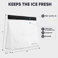 thumbnail image 2 of Bolsa de almacenamiento de hielo BERLINZO reutilizable apta para congelador, paquete de 2, 2 of 6