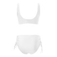 thumbnail image 3 of New & Trending NMMUED Bikini Sets for Women, String Bikini, Full Coverage Bikini, Bathing Suit for Women Bikini, Mid Rise Bikini Sets for Women, White L, 3 of 6